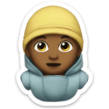 baby head protector plushie sticker