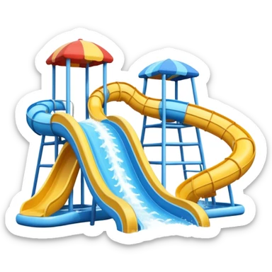 Water park sticker