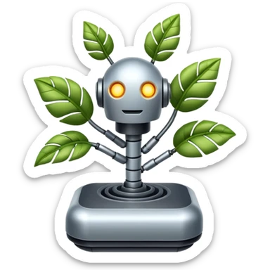 robotic plant sticker