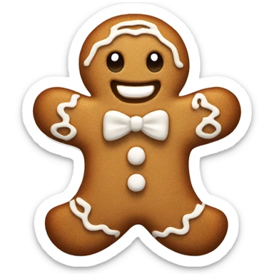 Gingerbread man  sticker