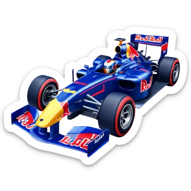formula one redbull sticker