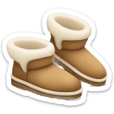 Ugg slippers sticker
