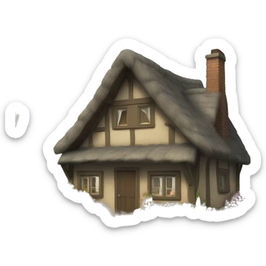 cottage core sticker