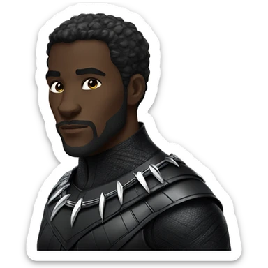 black panther sticker