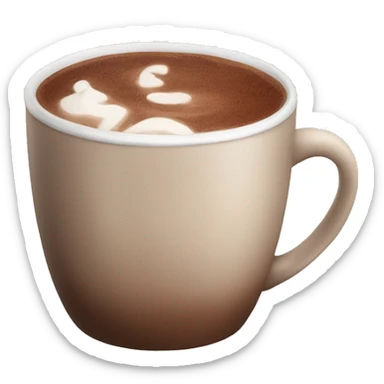 Hot chocolate sticker