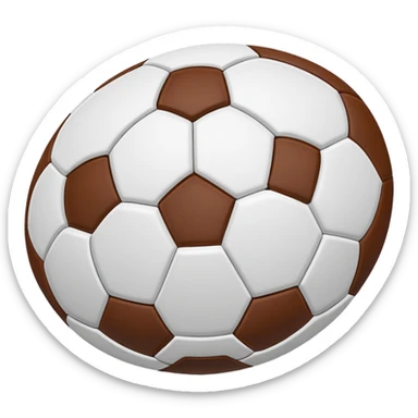 create a football icon inspired by airbnb category icons it should just be a white outline sticker