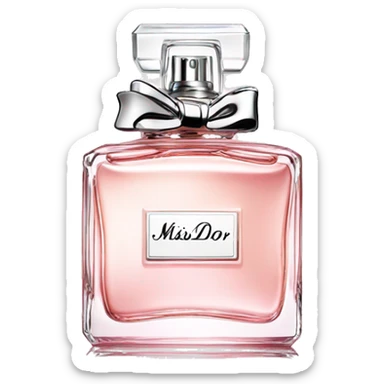 Miss dior perfume sticker