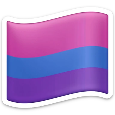 Bisexual flag sticker