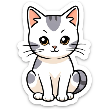british cat sticker