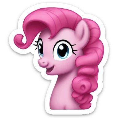 Pinkie pie from my little pony  sticker