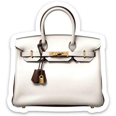 hermes birkin himalayan bag white sticker