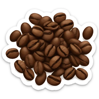 bag of Coffee beans sticker