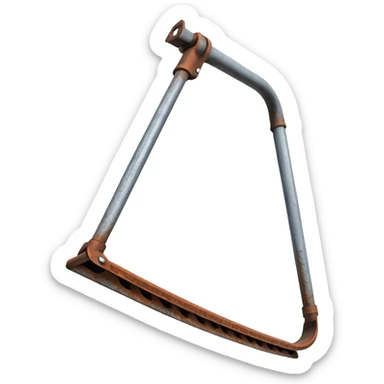 Hanging Bent Knee Wiper sticker