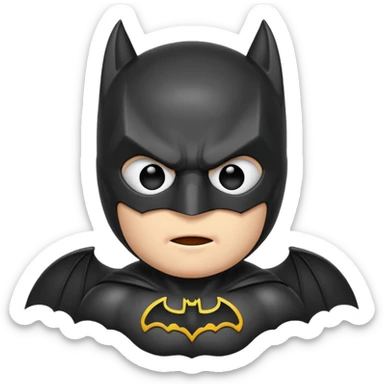 Bat man sticker