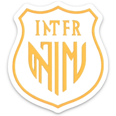 Inter Milan football club logo sticker