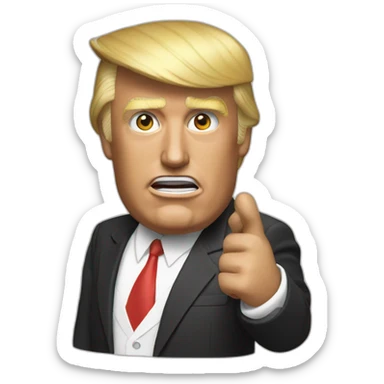Donald trump drop the mic sticker