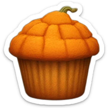 Pumpkin Muffin sticker
