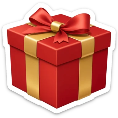 Caja de regalo sticker