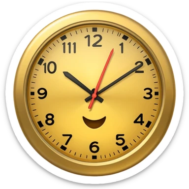Clock it emoji sticker