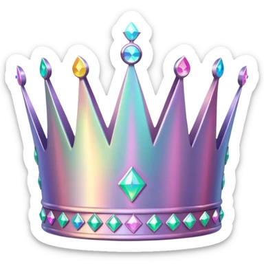 Y2K crown MCBLING  sticker
