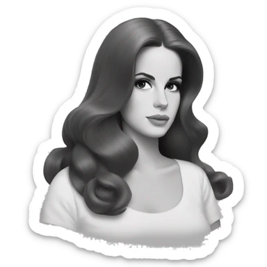 lana del rey sticker