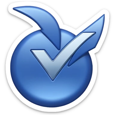 Blue tick just Facebook meta verification  sticker