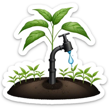 garden Drip Irrigation  sticker