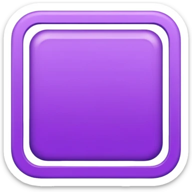 purple Rectangle shape sticker
