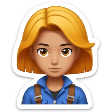 Amber brawl stars  sticker