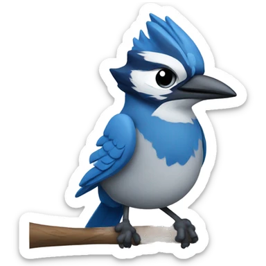 Blue jay sticker