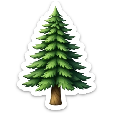 Pine tree sticker
