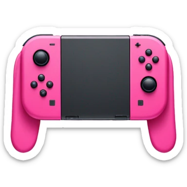 Hot pink Nintendo switch sticker