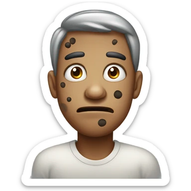 Hypermigmentation meme sticker