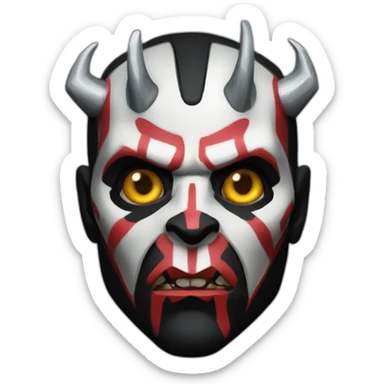 Darth Maul bighead sticker