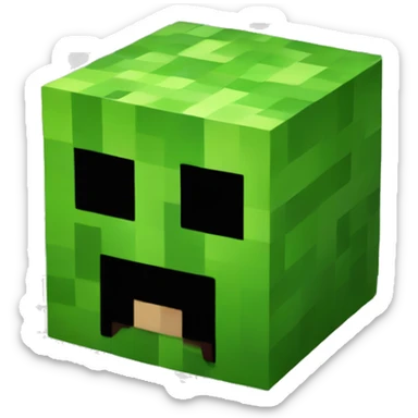 creeper minecraft  sticker