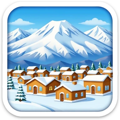 Haz la ciudad de Colorado nevando sticker