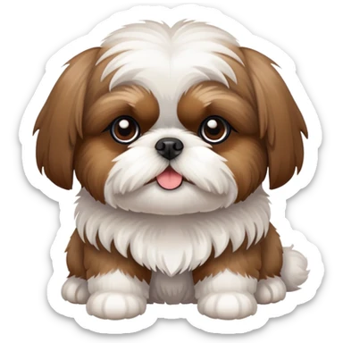 Shitzu mini sticker