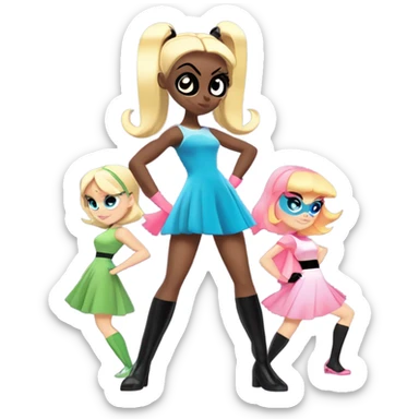 Power puff girls  sticker