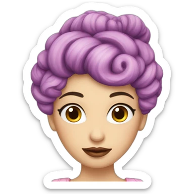 madame pouffe sticker