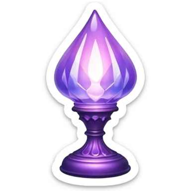 Violet Fairy lamp sticker