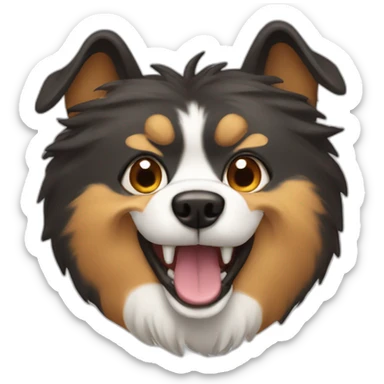 crazy-active-dog sticker