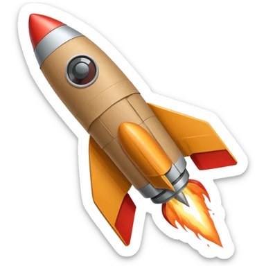 brown paper wrap usually found in indonesian stall.. attached to rocket sticker