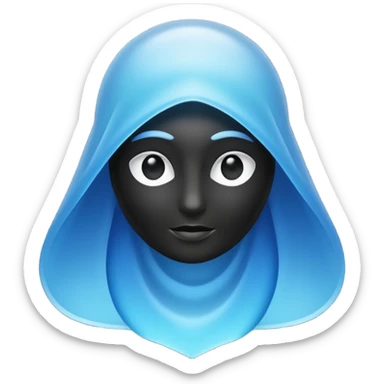 i want somehting with aura that represents developers logo not person black aura sticker