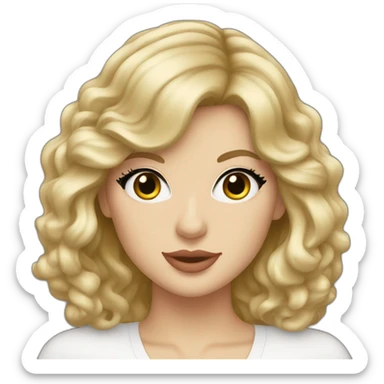 Taylor Swift. Blonde Woman. sticker