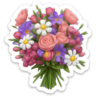 Bouquet of flowers sticker