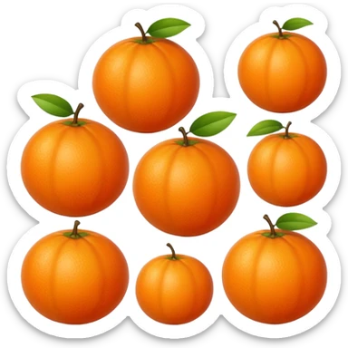 orange (fruit) sticker