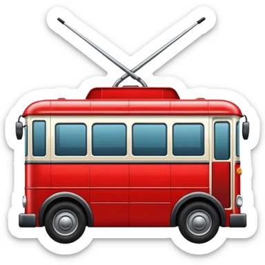 trolleybus sticker