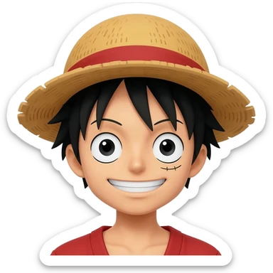 Monkey d luffy sticker