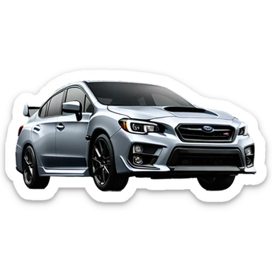 2022 gray subaru wrx  sticker