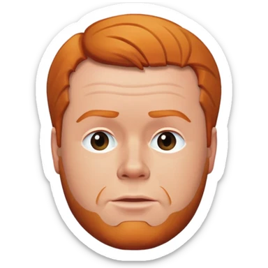 Phil Mitchell with ginger hair sticker